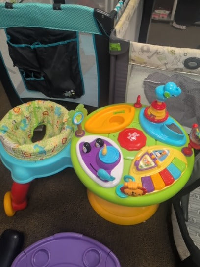 None Bright starts Walk Around exersaucer, None
